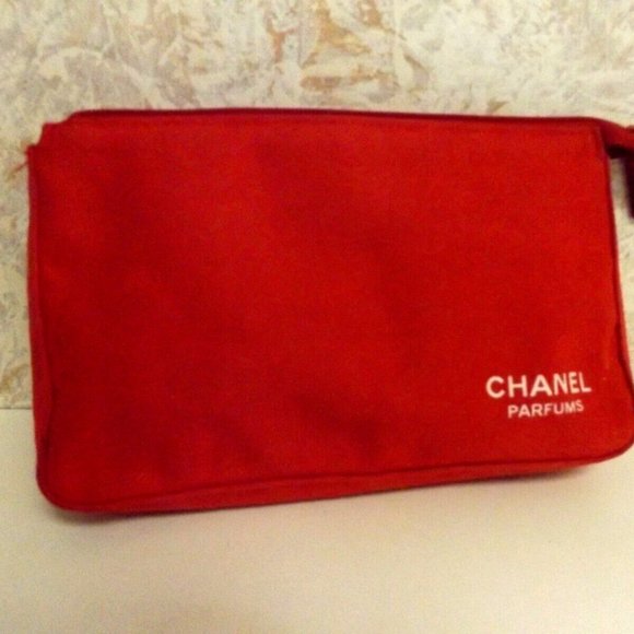 CHANEL Bags Lot Authentic Chanel Parfums Beauty Bag Cosmetic 8x5